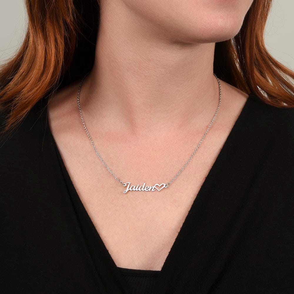 Custom Name Heart Graduation Gift