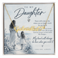 To My Daughter (There Will Come A Day) Horizontal Name Necklace