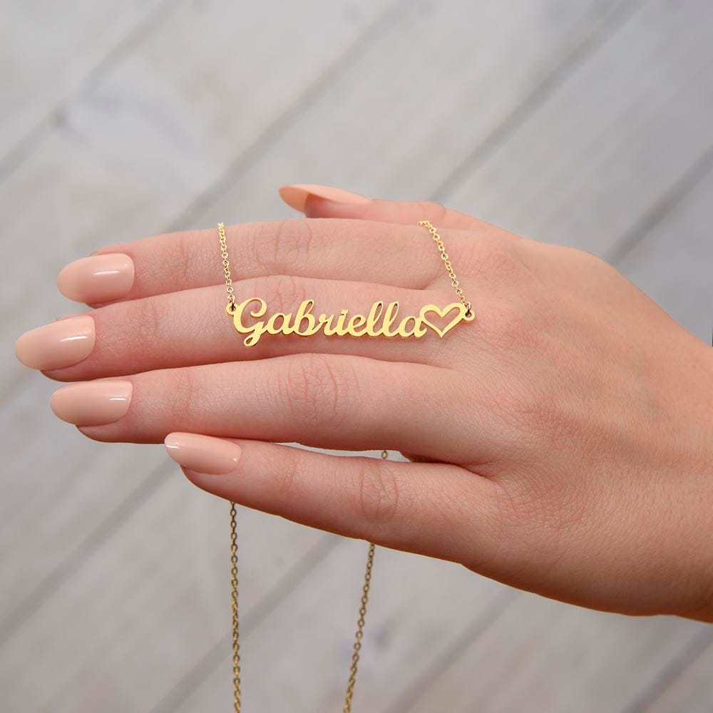 Custom Name Heart Graduation Gift