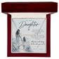 To My Daughter (There Will Come A Day) Horizontal Name Necklace