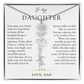 Daughter Birth Flower Custom Name Necklace | Wear Your Name Proudly