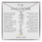Daughter Birth Flower Custom Name Necklace | Wear Your Name Proudly
