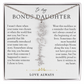 Bonus Daughter Birth Flower Custom Name Necklace | Chosen By Heart