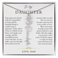 Daughter Birth Flower Custom Name Necklace | Wear Your Name Proudly