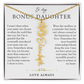 Bonus Daughter Birth Flower Custom Name Necklace | Chosen By Heart