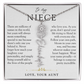 Niece Birth Flower Custom Name Necklace | There's Only One You