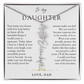 Daughter Birth Flower Custom Name Necklace | Wear Your Name Proudly