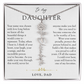 Daughter Birth Flower Custom Name Necklace | Wear Your Name Proudly