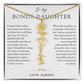 Bonus Daughter Birth Flower Custom Name Necklace | Chosen By Heart