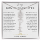Bonus Daughter Birth Flower Custom Name Necklace | Chosen By Heart