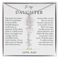 Daughter Birth Flower Custom Name Necklace | Wear Your Name Proudly