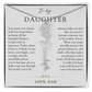 Daughter Birth Flower Custom Name Necklace | Wear Your Name Proudly