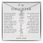 Daughter Birth Flower Custom Name Necklace | Wear Your Name Proudly