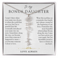 Bonus Daughter Birth Flower Custom Name Necklace | Chosen By Heart