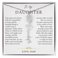 Daughter Birth Flower Custom Name Necklace | Wear Your Name Proudly