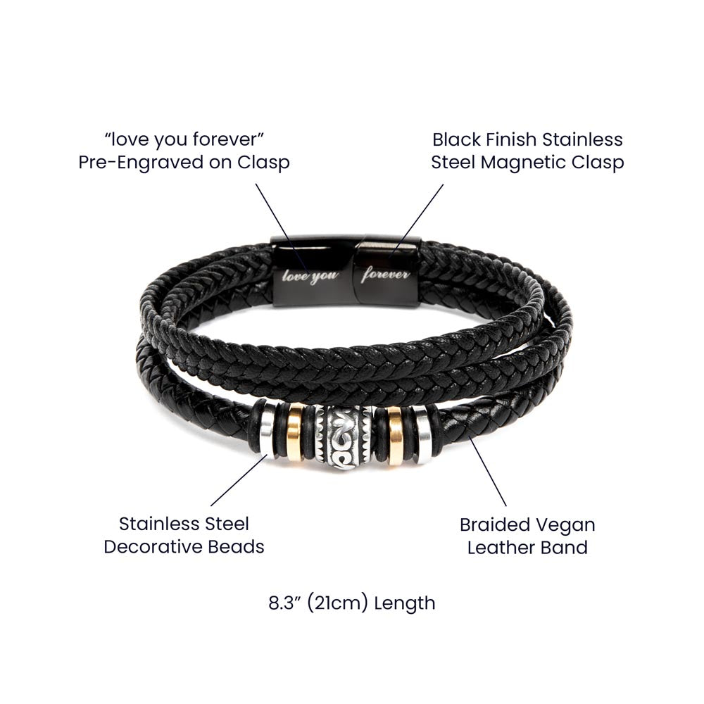 To My Grandson Bracelet (As You Grow Older)