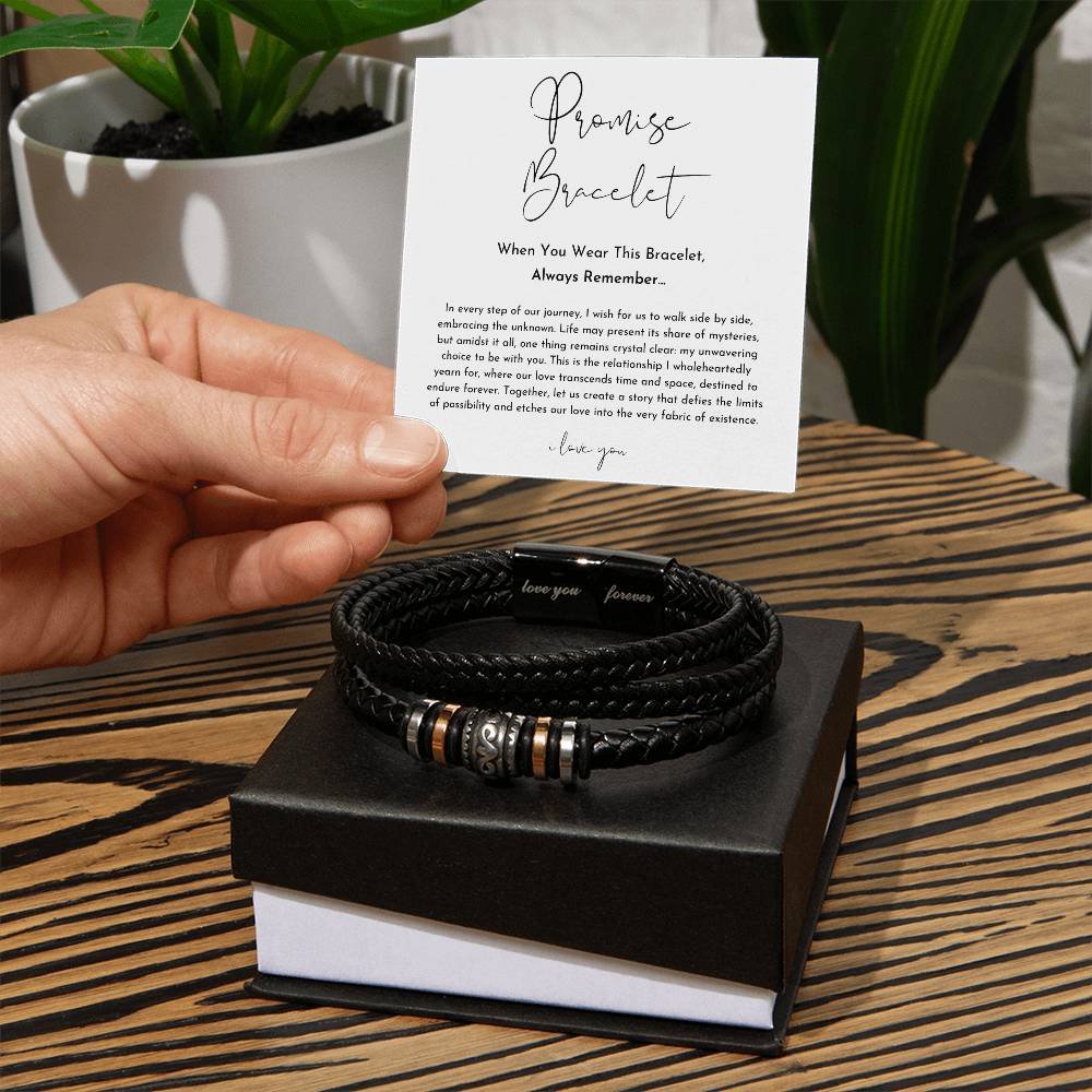 Promise Bracelet For Him | Heartfelt