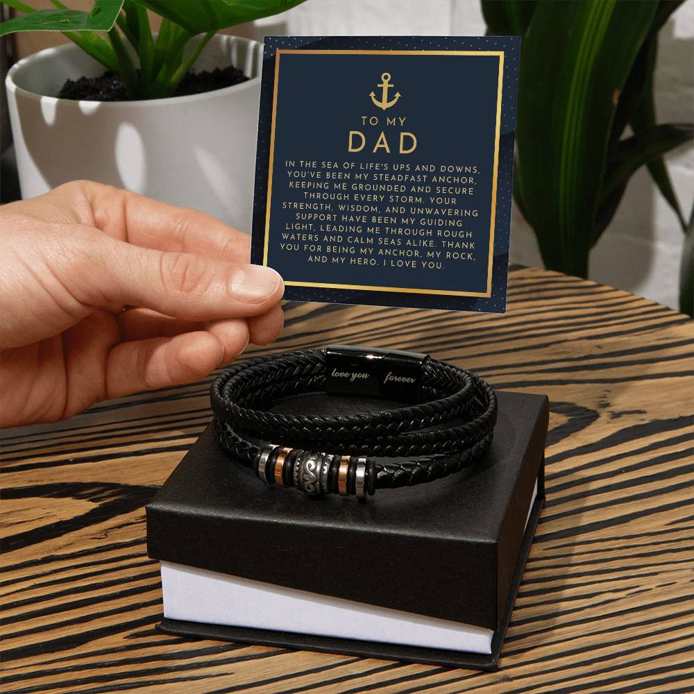 Anchor Dad Bracelet