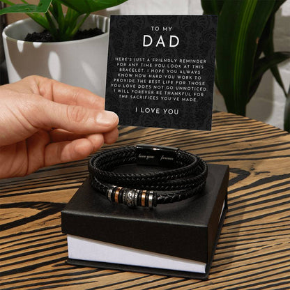 To My Dad Bracelet