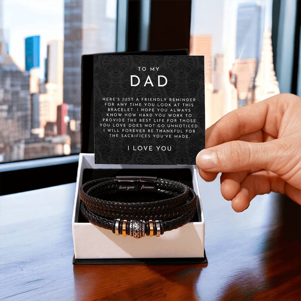 To My Dad Bracelet