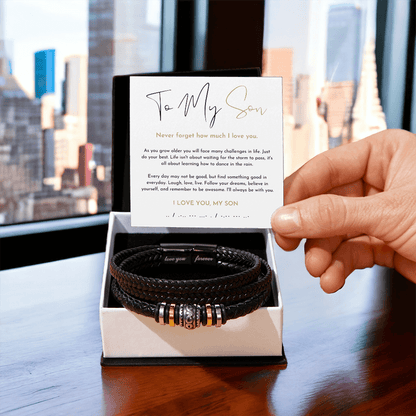 To My Son Bracelet (As You Grow Older)