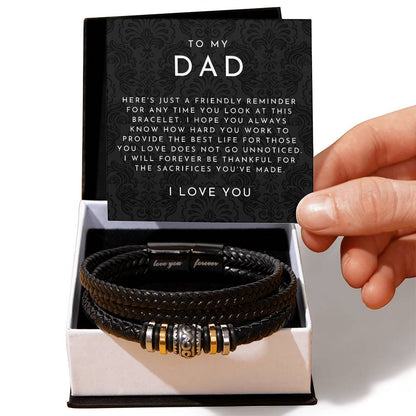 To My Dad Bracelet