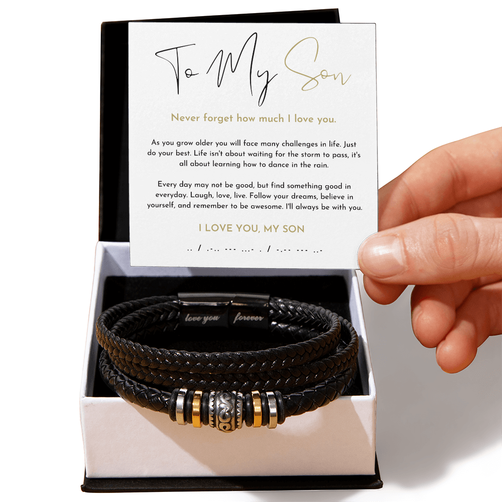To My Son Bracelet (As You Grow Older)