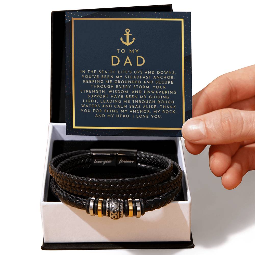 Anchor Dad Bracelet
