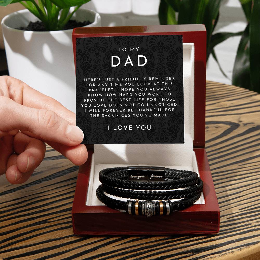 To My Dad Bracelet