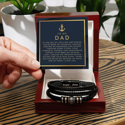 Anchor Dad Bracelet