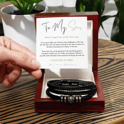 To My Son Bracelet (As You Grow Older)