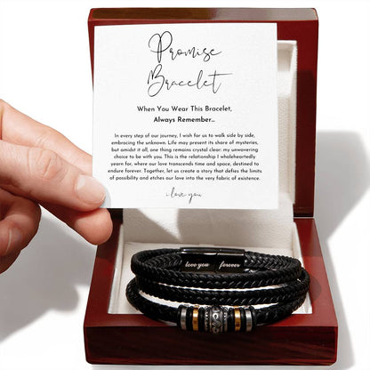 Promise Bracelet For Him | Heartfelt