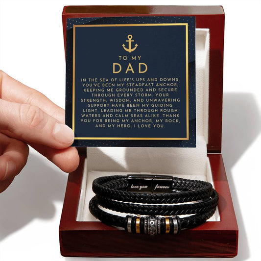 Anchor Dad Bracelet
