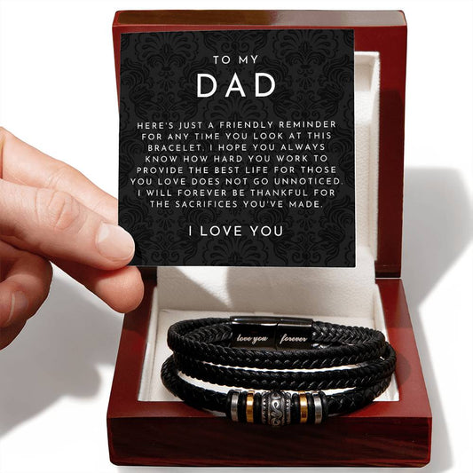 To My Dad Bracelet