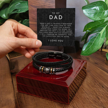 To My Dad Bracelet