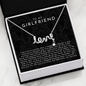 Girlfriend Love Necklace | The First I Love You Not The Last  Black Lace