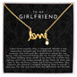 Girlfriend Love Necklace | The First I Love You Not The Last  Black Lace