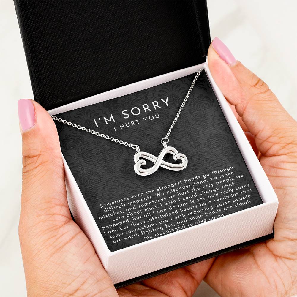 I'm Sorry Apology Infinite Hearts Necklace | The Strongest Bonds