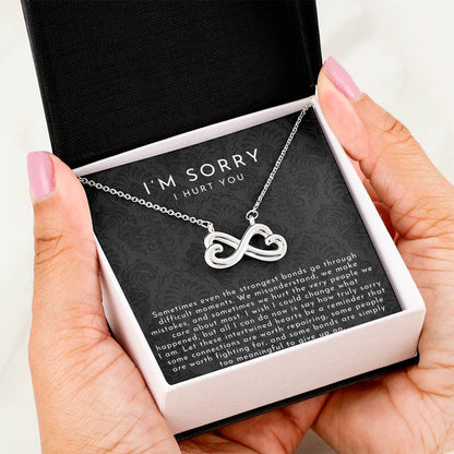 I'm Sorry Apology Infinite Hearts Necklace | The Strongest Bonds