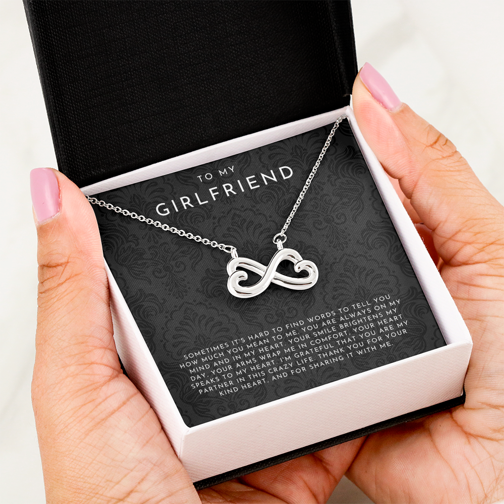 To My Girlfriend - Infinite Hearts Necklace