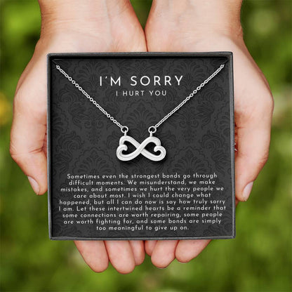 I'm Sorry Apology Infinite Hearts Necklace | The Strongest Bonds