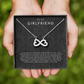 To My Girlfriend - Infinite Hearts Necklace