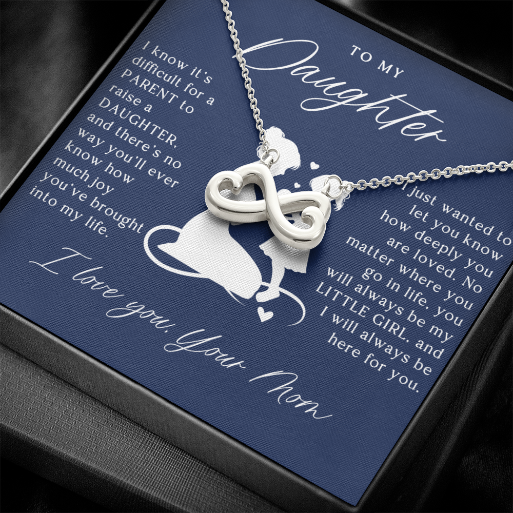 To My Daughter - Infinity Love Necklace