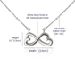 Girlfriend Infinite Love Necklace | The First I Love You Not The Last Black Lace