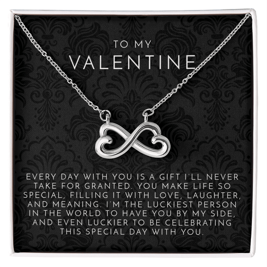 To My Valentine Endless Love Necklace