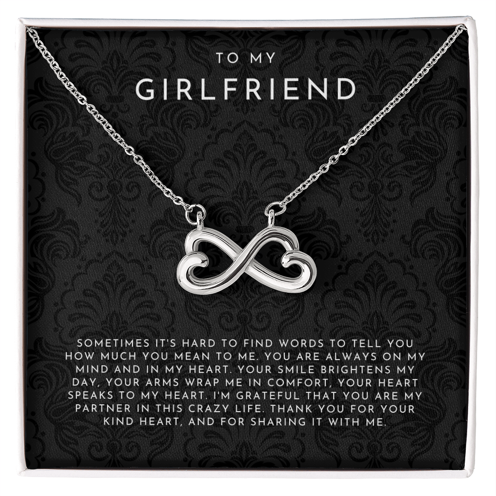 To My Girlfriend - Infinite Hearts Necklace