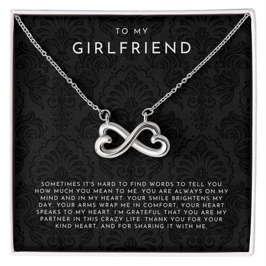 To My Girlfriend - Infinite Hearts Necklace