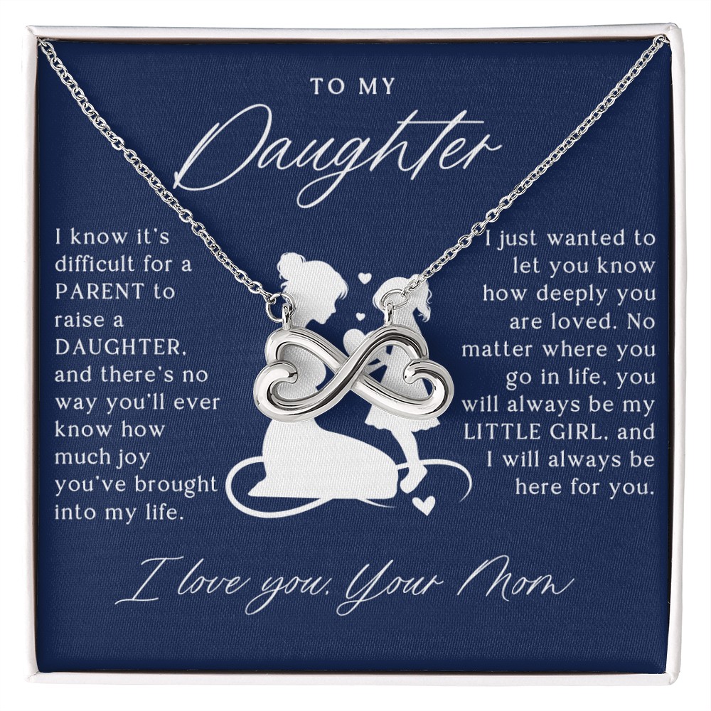 To My Daughter - Infinity Love Necklace
