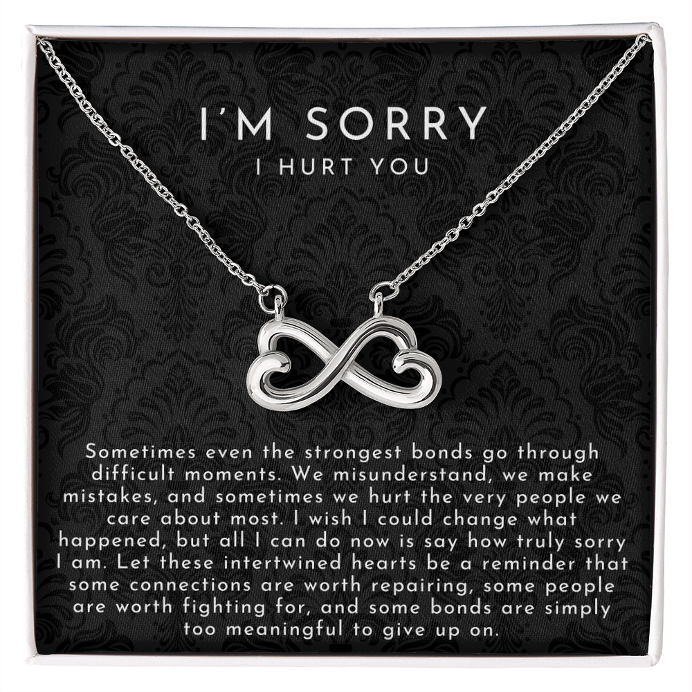 I'm Sorry Apology Infinite Hearts Necklace | The Strongest Bonds