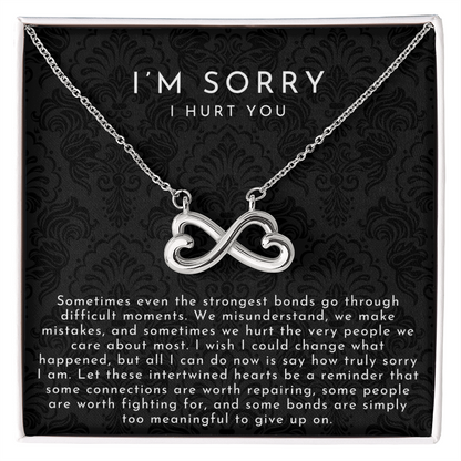 I'm Sorry Apology Infinite Hearts Necklace | The Strongest Bonds